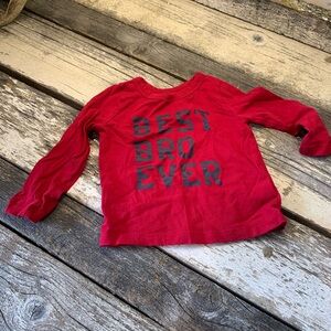 Joe Fresh | Red Long Sleeve “Best Bro Ever” 12-18M